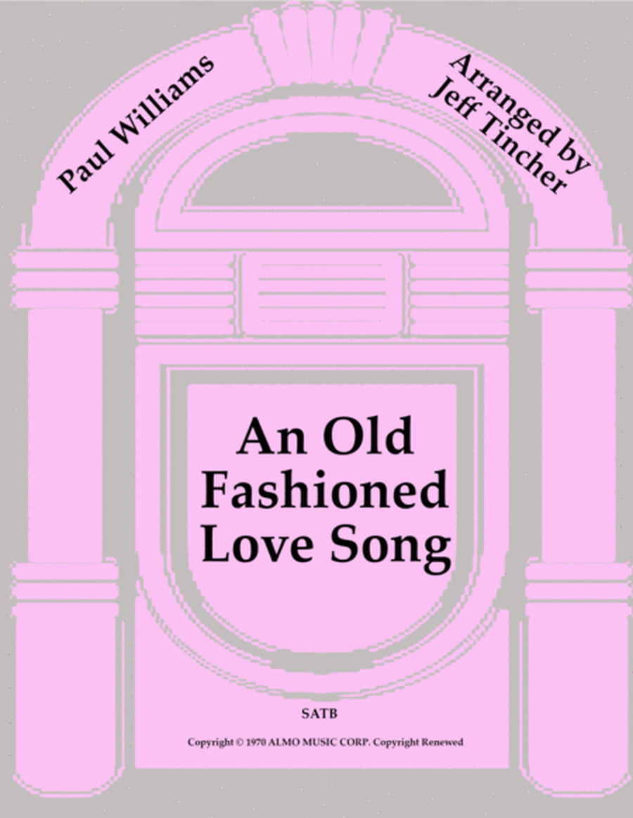 An Old Fashioned Love Song image number null