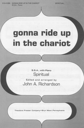 Book cover for Gonna Ride Up in the Chariot