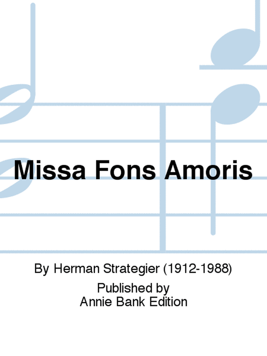 Missa Fons Amoris