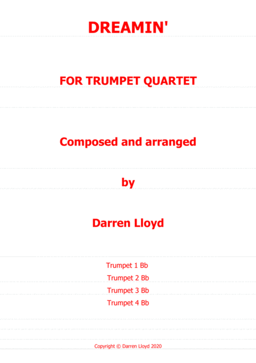 Dreamin' - Trumpet quartet image number null