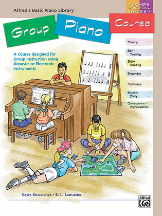 Book cover for Alfred's Basic Group Piano Course Teacher's Handbook, Book 3 & 4