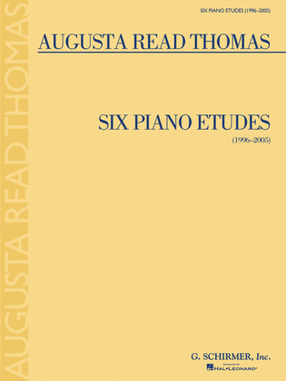 Book cover for 6 Piano Etudes (1996-2005)