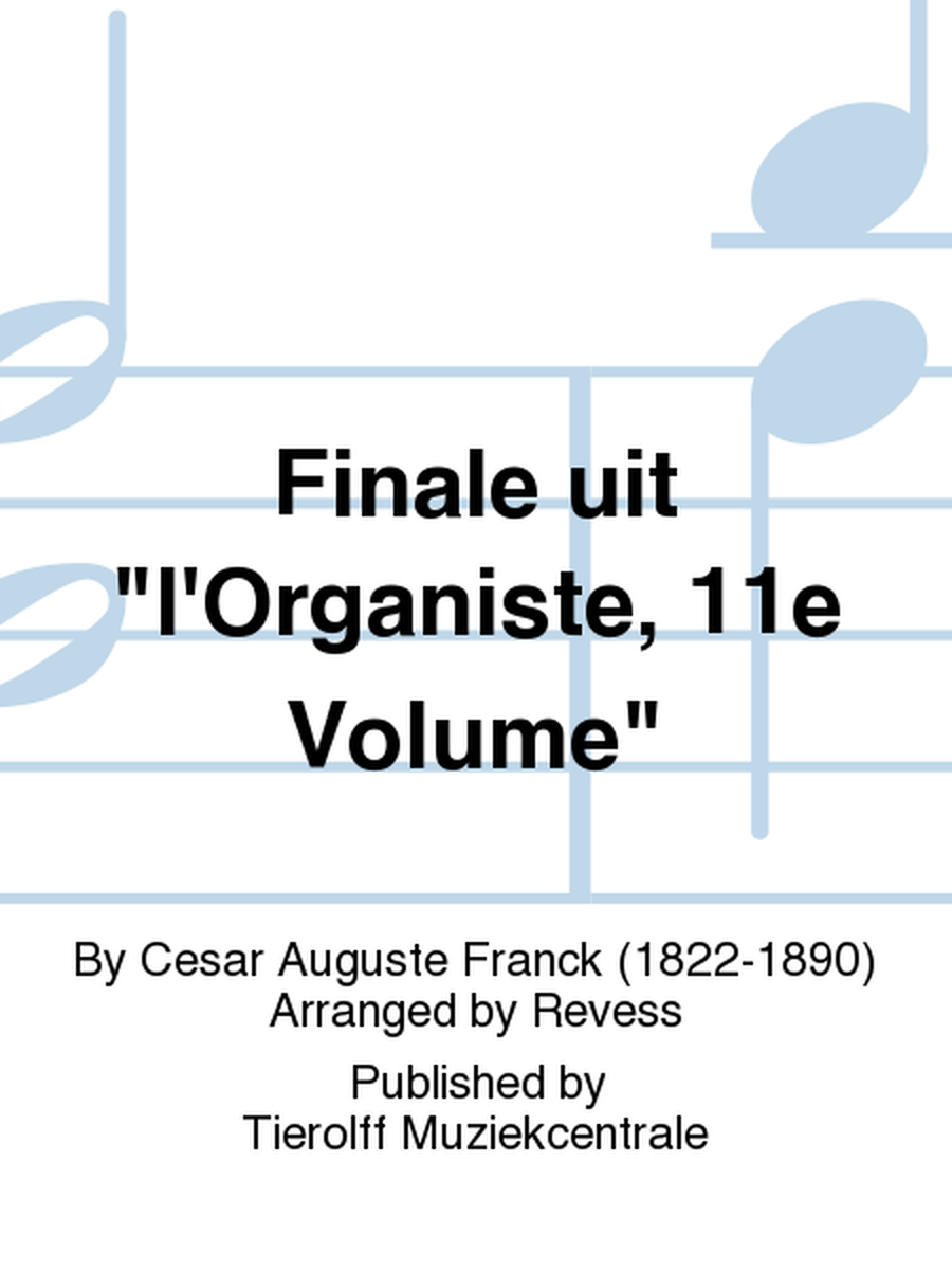 Finale uit "l'Organiste, 11e Volume"