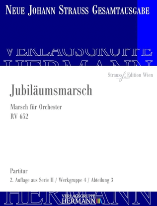 Book cover for Jubiläumsmarsch RV 652
