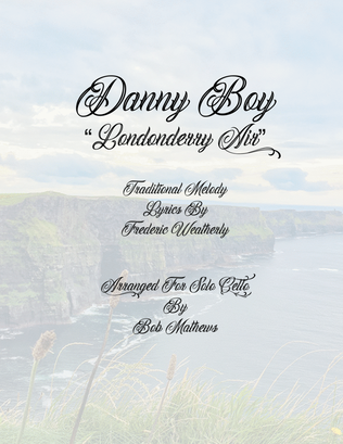 Book cover for Danny Boy (Londonderry Air) for Cello Solo