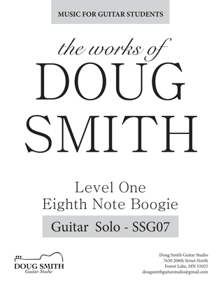 Book cover for Eighth Note Boogie
