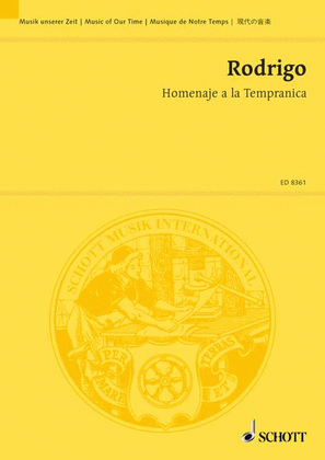 Book cover for Homemaje A La Tempranica Score