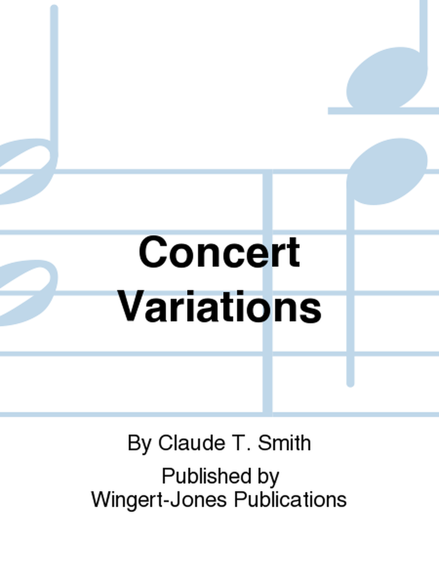 Concert Variations image number null