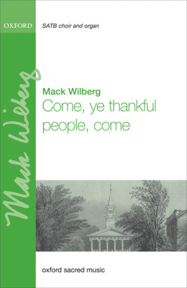 Book cover for Come, ye thankful people, come