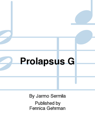 Book cover for Prolapsus G