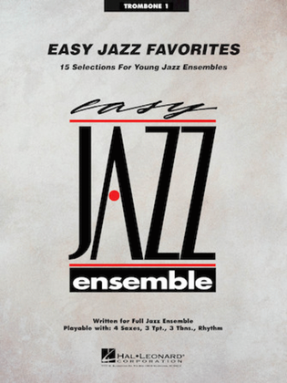 Book cover for Easy Jazz Favorites – Trombone 1