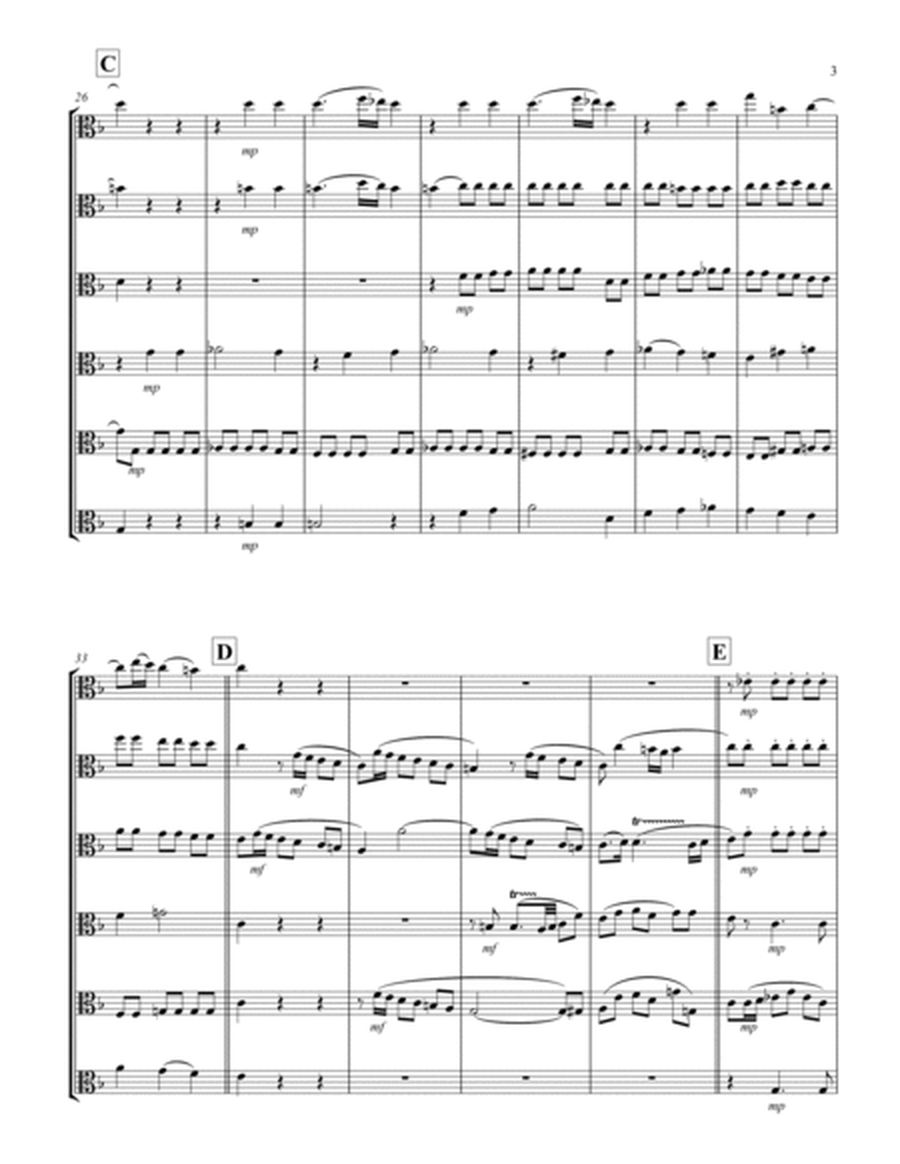 Recordare (from "Requiem") (F) (Viola Sextet)