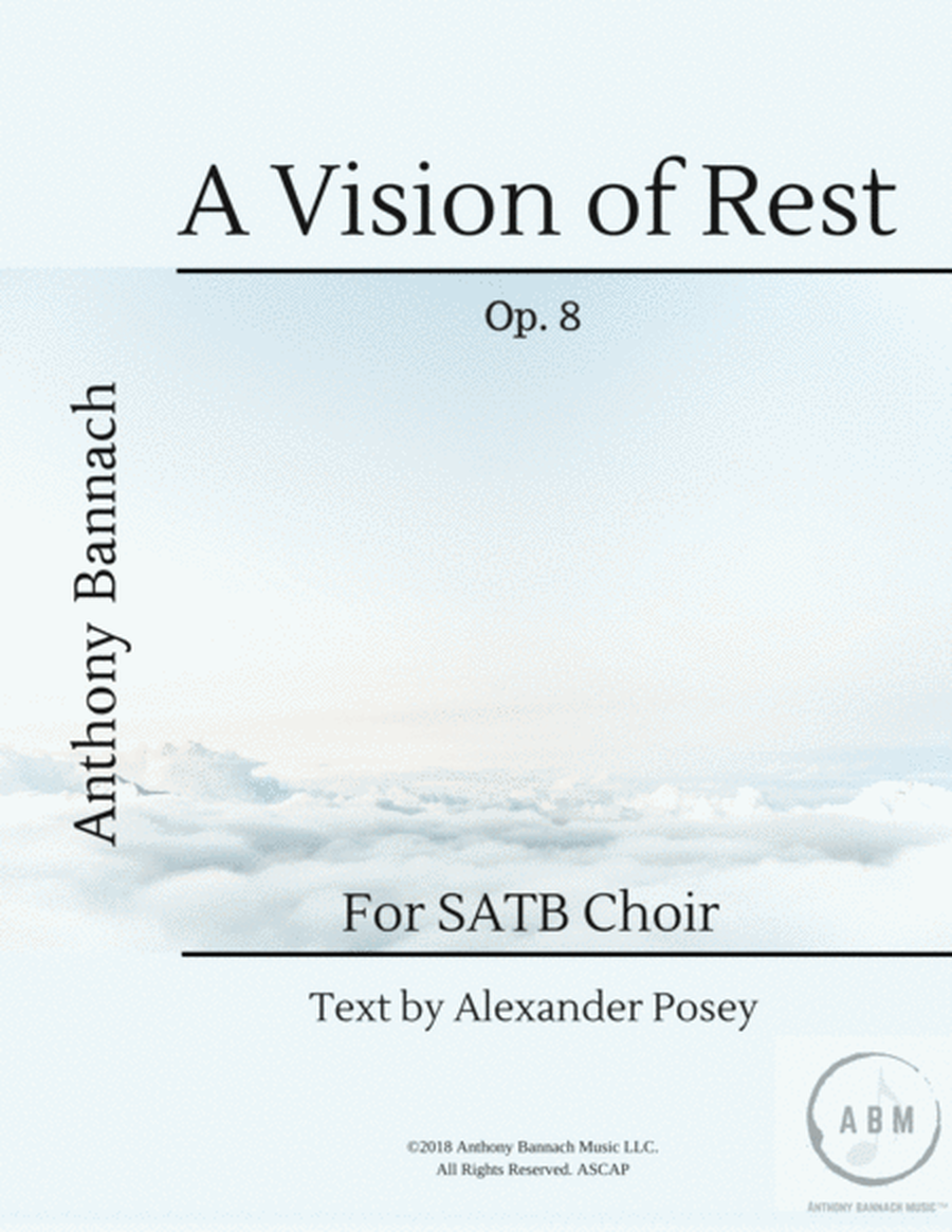 A Vision of Rest for SATB Choir image number null