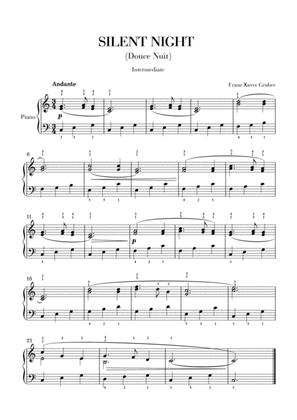 Book cover for Silent Night - Intermediate Piano