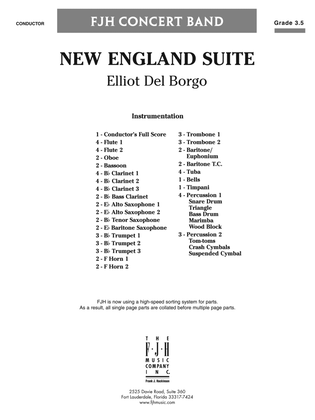 New England Suite: Score