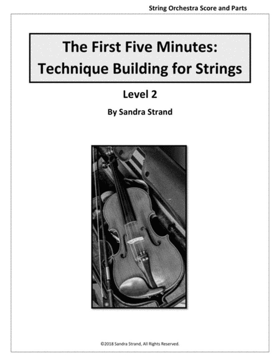 The First Five Minutes: Technique Building for Strings -Level 2 image number null