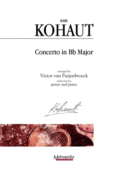 Concerto in B-flat Major for Guitar and Piano (Piano Reduction)