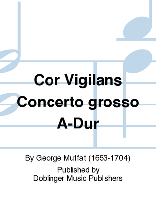 Book cover for Cor Vigilans Concerto grosso A-Dur
