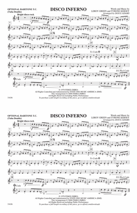 Disco Inferno: Optional Baritone T.C. (Tuba Double)