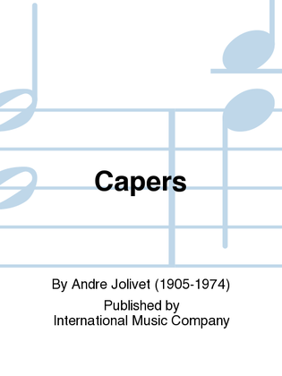 Book cover for Capers