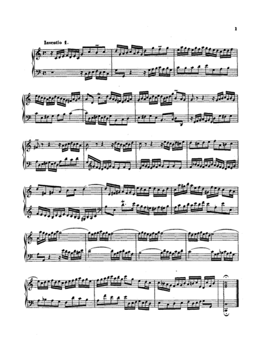 Two- and Three-Part Inventions, French Suites and Italian Concerto