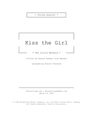 Book cover for Kiss The Girl