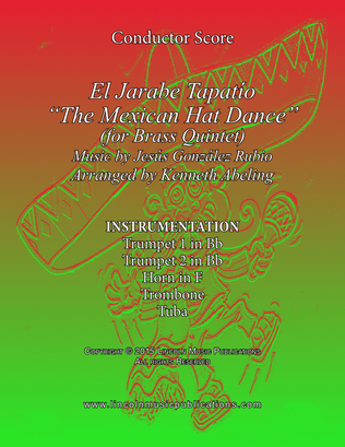 Book cover for El Jarabe Tapatío - “Mexican Hat Dance” (for Brass Quintet)