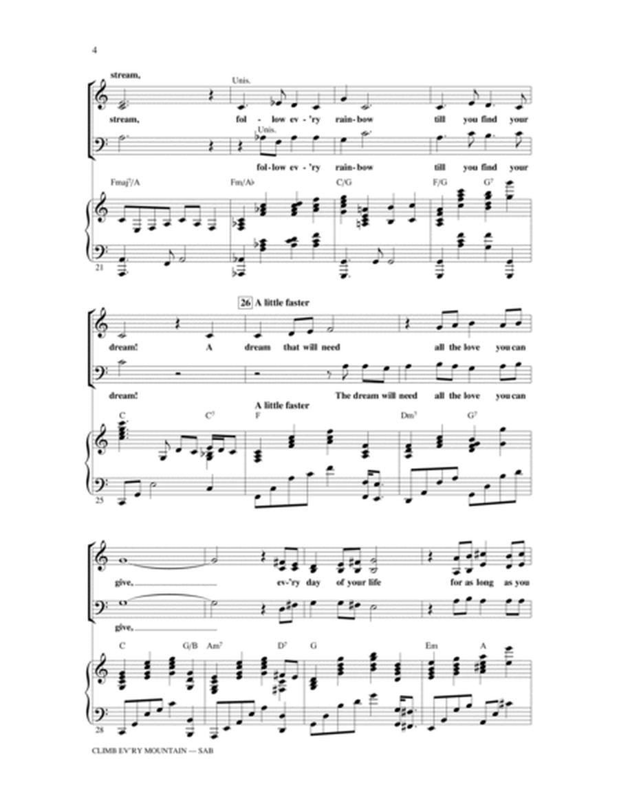 Climb Ev'ry Mountain (from The Sound Of Music) (arr. Ed Lojeski)