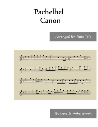 Book cover for Canon - Flute Trio