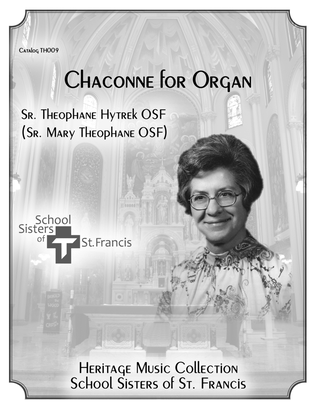 Book cover for Chaconne for Organ