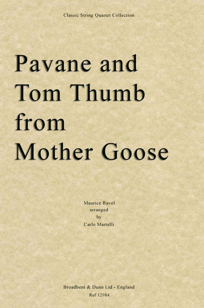 Pavane and Tom Thumb from Mother Goose