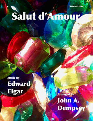 Book cover for Salut d'Amour (Love's Greeting): Guitar and Piano