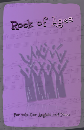 Book cover for Rock of Ages, Gospel Hymn for Cor Anglais and Piano