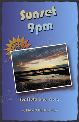 Sunset 9pm, for Flute and Viola Duet