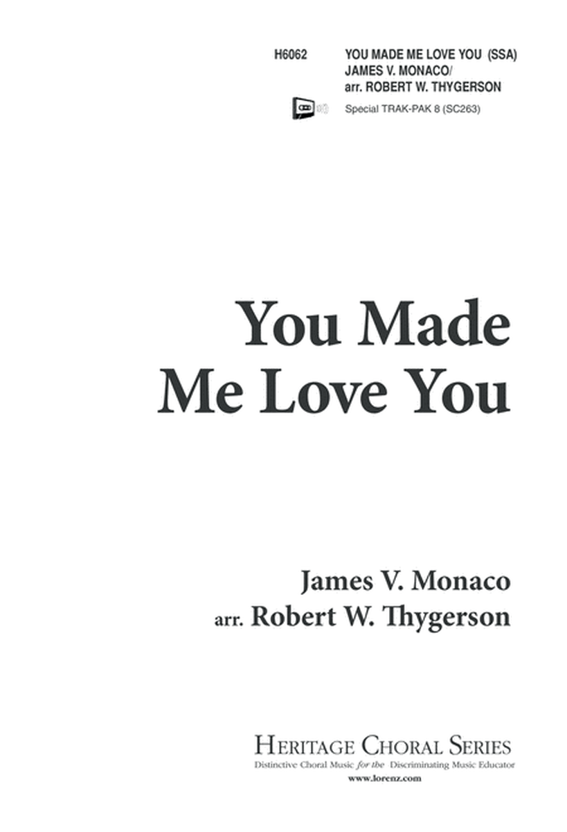 You Made Me Love You