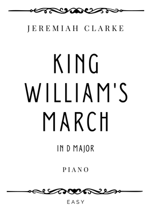 Book cover for Clarke - King William's March - Easy