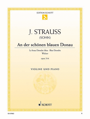 Book cover for Blue Danube, Op. 314