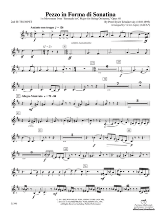 Book cover for Pezzo in forma di Sonatina: 2nd B-flat Trumpet