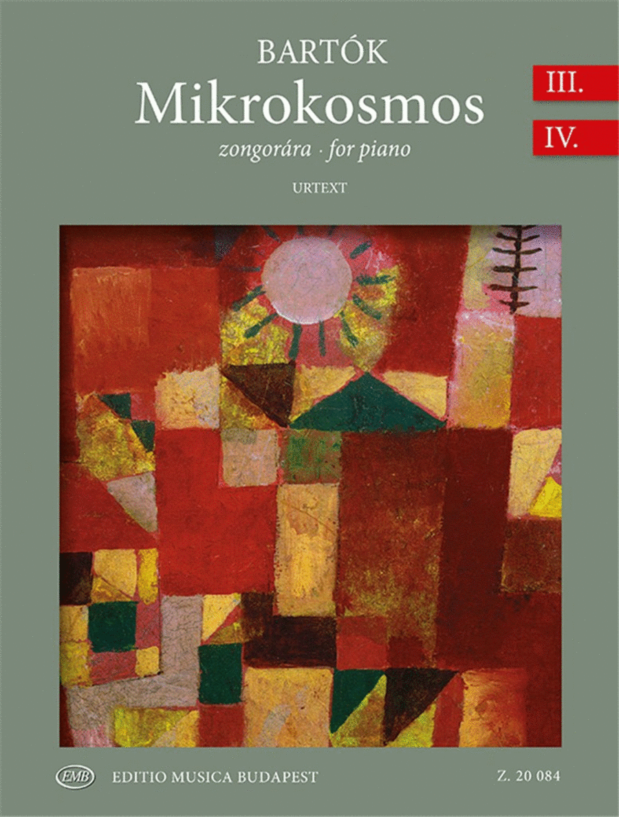 Mikrokosmos for piano Volume 3-4, BB 105