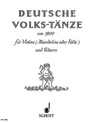 Book cover for German Folk Dances