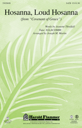 Book cover for Hosanna, Loud Hosanna