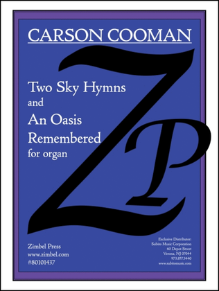 Book cover for Two Sky Hymns and An Oasis Remembered