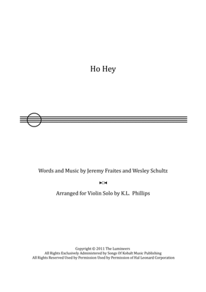 Book cover for Ho Hey