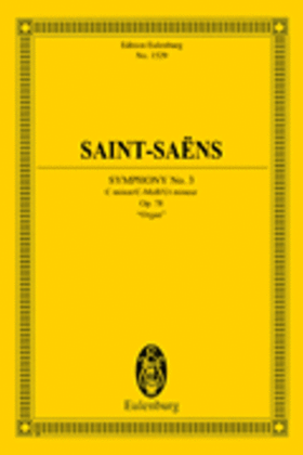 Book cover for Symphony No. 3 in C minor, Op. 78 Organ