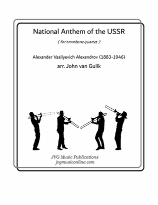 Book cover for National Anthem of the USSR - Trombone Quartet