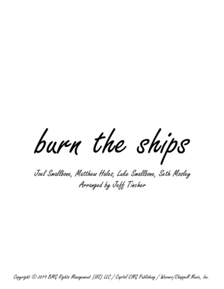 Book cover for Burn The Ships