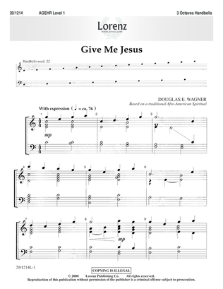 Book cover for Give Me Jesus