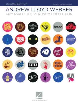 Book cover for Andrew Lloyd Webber - Unmasked: The Platinum Collection, Deluxe Edition
