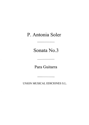 Book cover for Sonata No.3