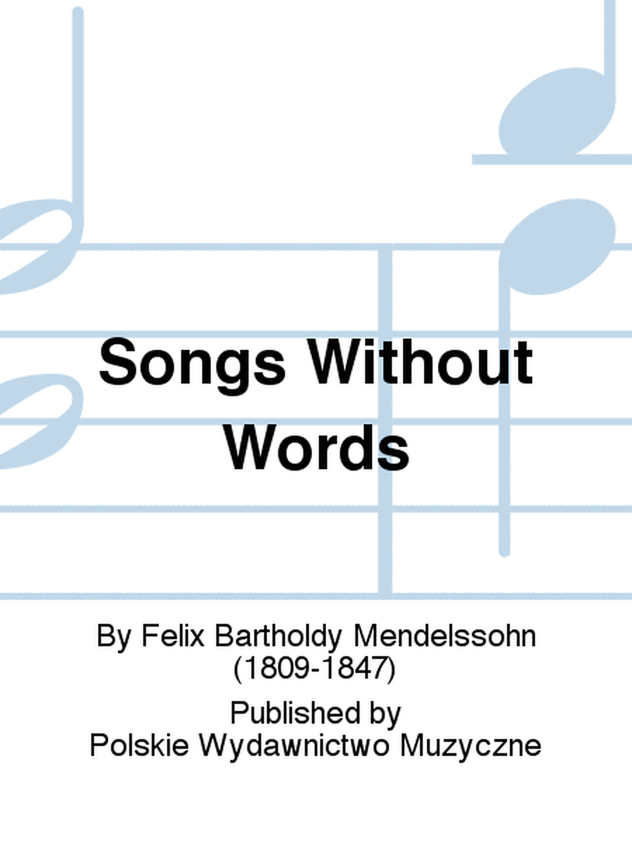 Songs Without Words